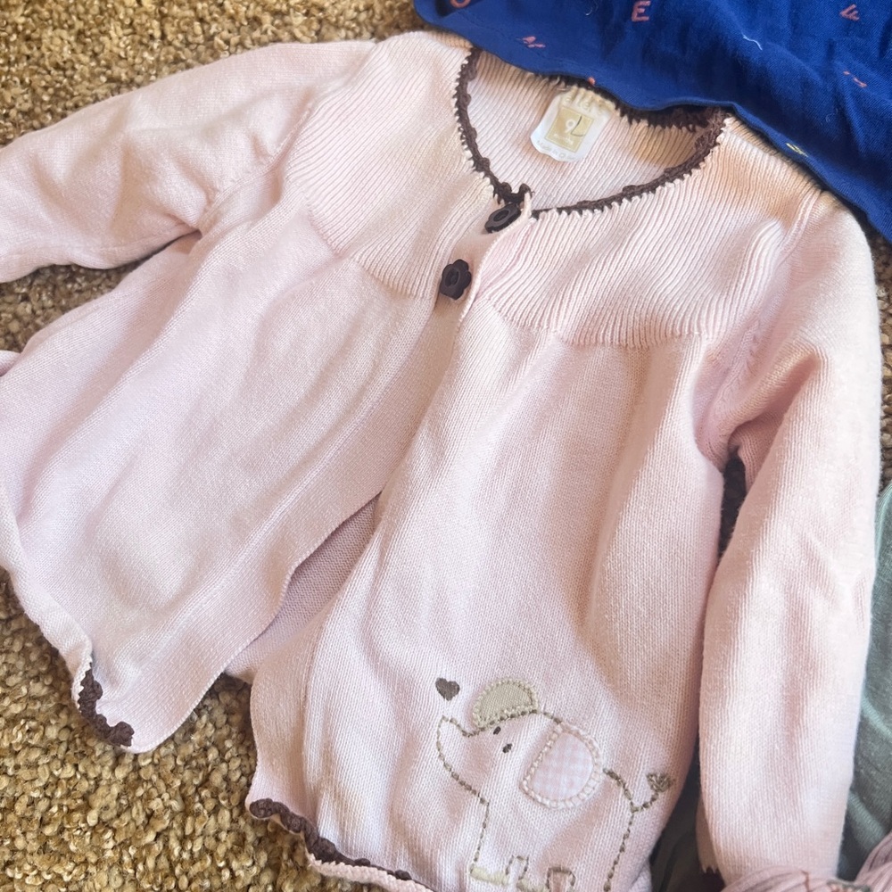 Baby Girl 9M Clothing Bundle Adidas Levi’s Carter’s 10pc Lot - Picture 6 of 6